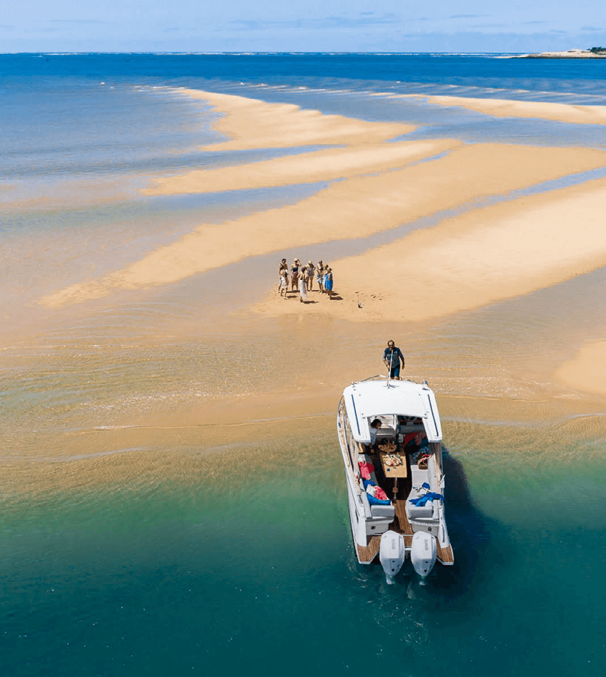 balade en bateau banc de sable arcachon
